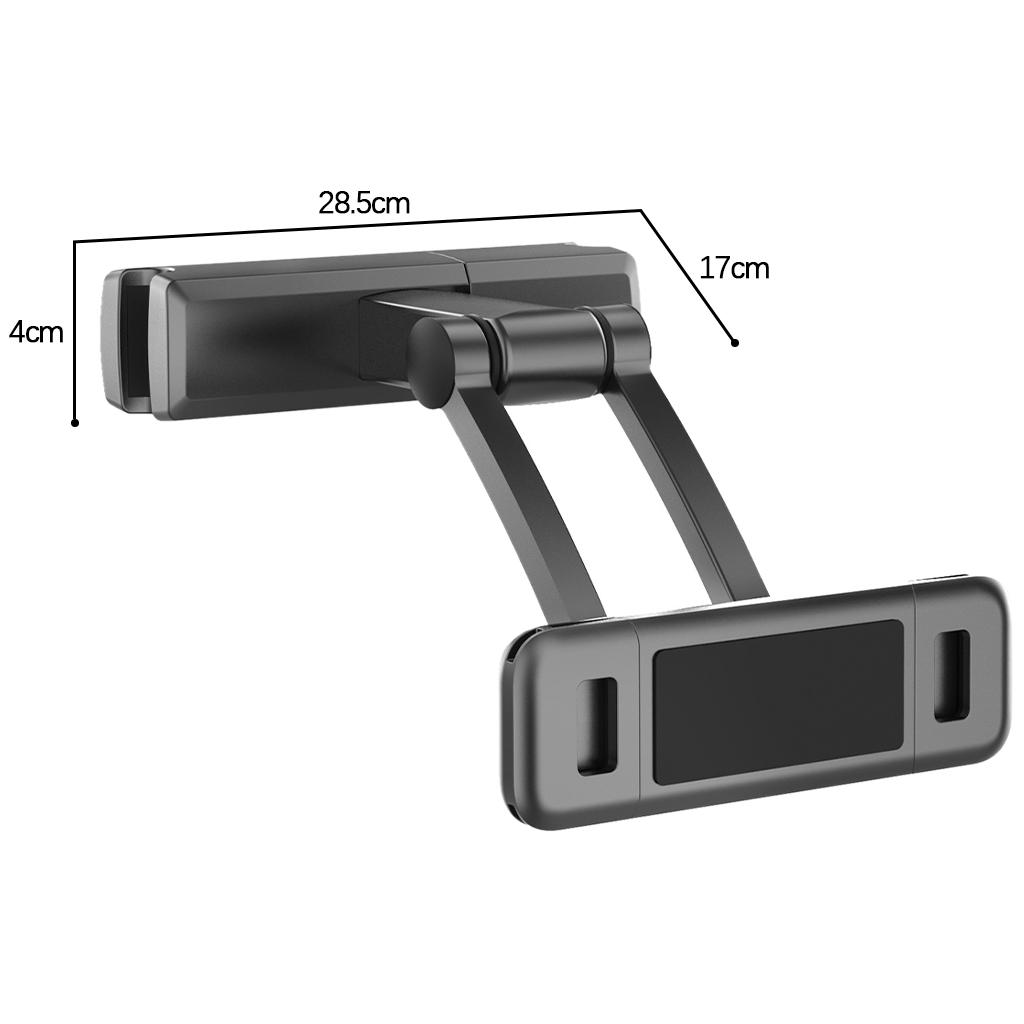 Car Headrest Tablet Holder Stretchable Compatible with Phone Bracket Rack