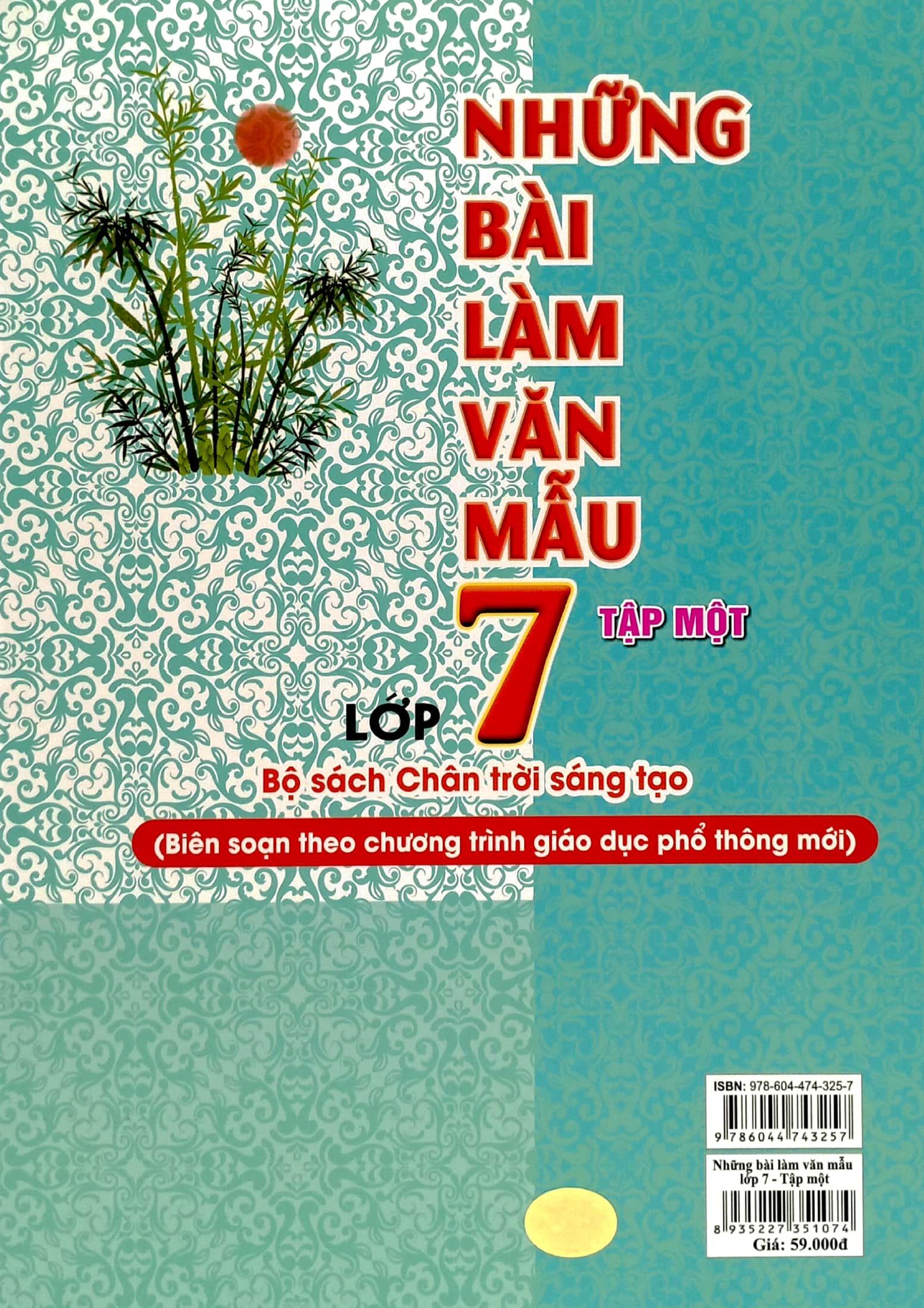 Những Bài Làm Văn Mẫu 7 - Tập 1