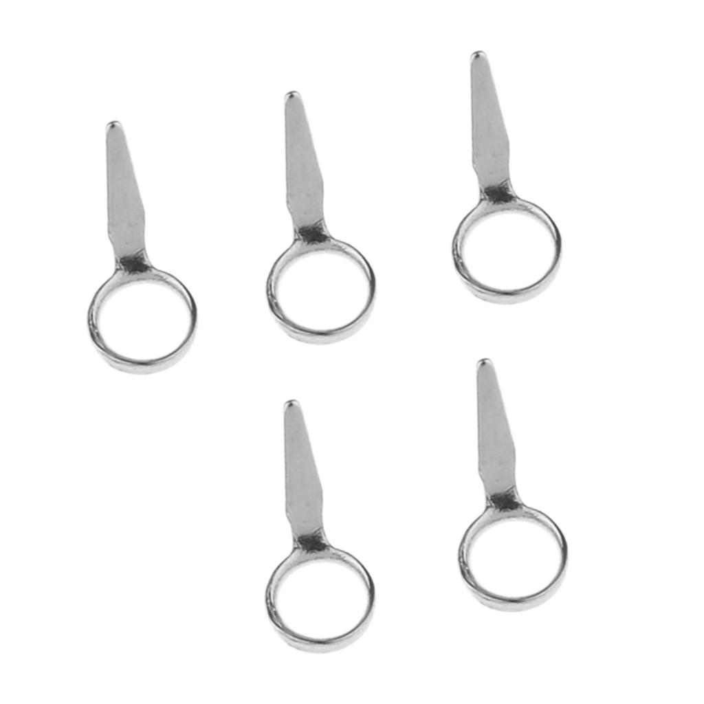 5pcs Fishing Rod Eyes Ring Raft Rod Guides Line Rings Rod Repair Kit