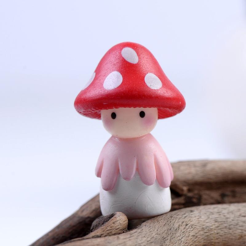 Tiểu cảnh mini ️ Búp bê nấm đáng yêu trang trí tiểu cảnh, terrarium, trang trí nhà cửa