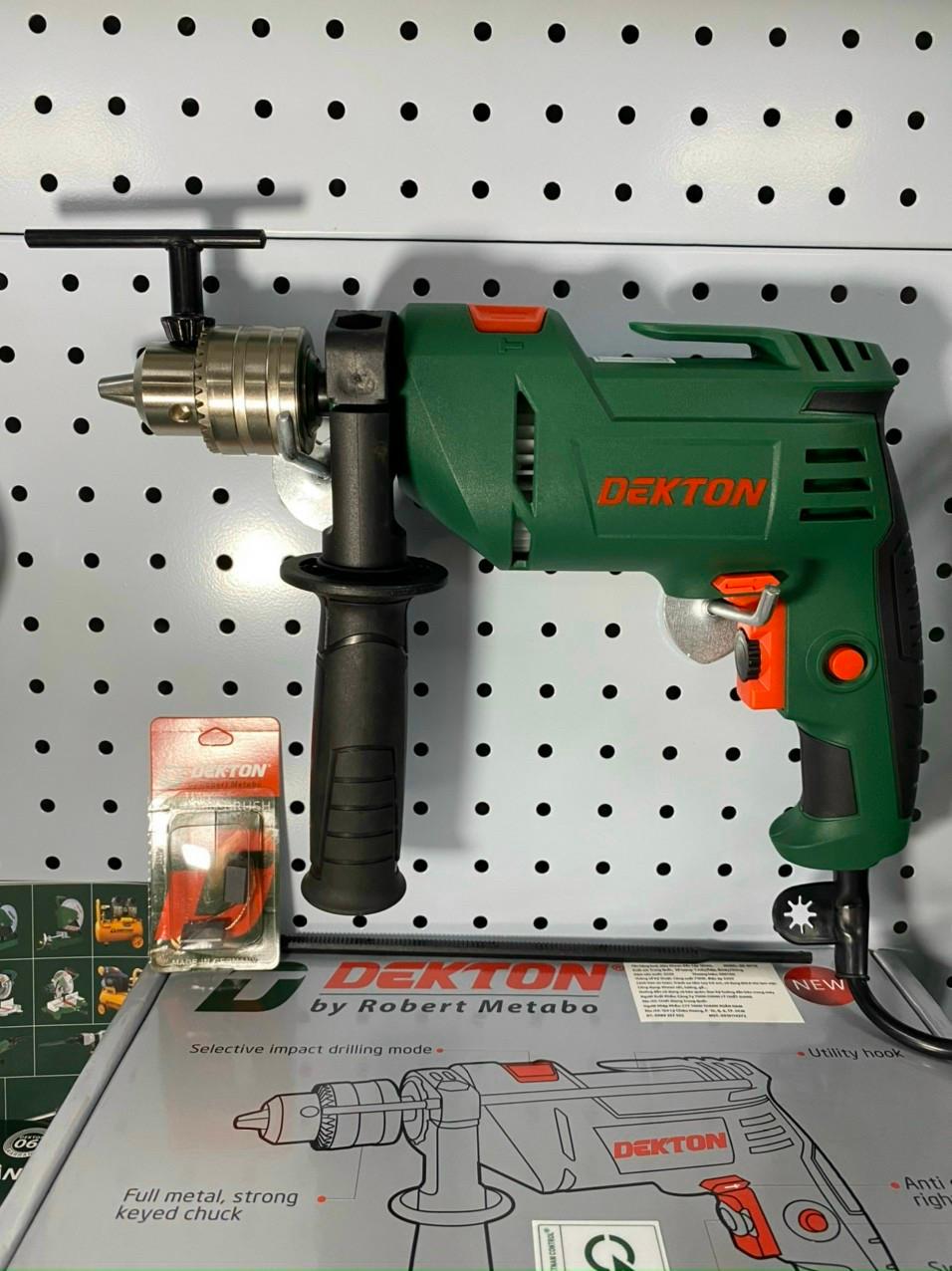 MÁY KHOAN ĐIỆN 710W 13MM DEKTON DK-ID710 - HÀNG CHÍNH HÃNG
