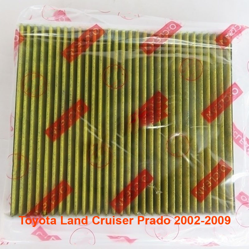Lọc gió điều hòa cho xe Toyota Land Cruiser Prado 2002, 2003, 2004, 2005, 2006, 2007, 2008, 2009 87139-32010 mã AC102-14