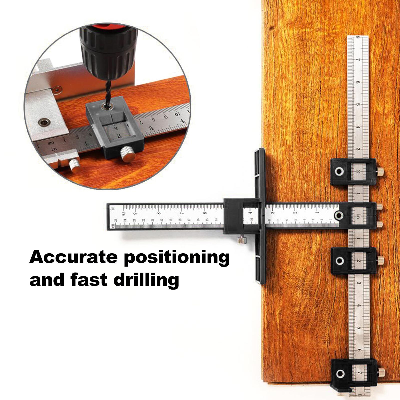 Thước đo khi sử dụng máy khoan, có thể điều chỉnh kích thước