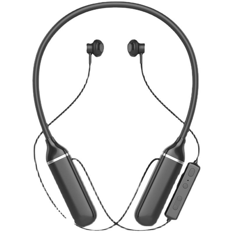 Phong cách mới nhất của tai nghe bluetooth thể thao không dây cổ treo cổ loại tuổi thọ pin lớn đeo lâu dài không đau tai loại nam và nữ đi làm