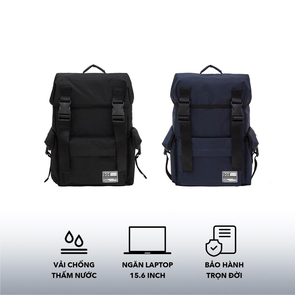 Balo Rút SAIGON SWAGGER SGS Box Backpack-Ngăn Chống Sốc Laptop 15.6inch