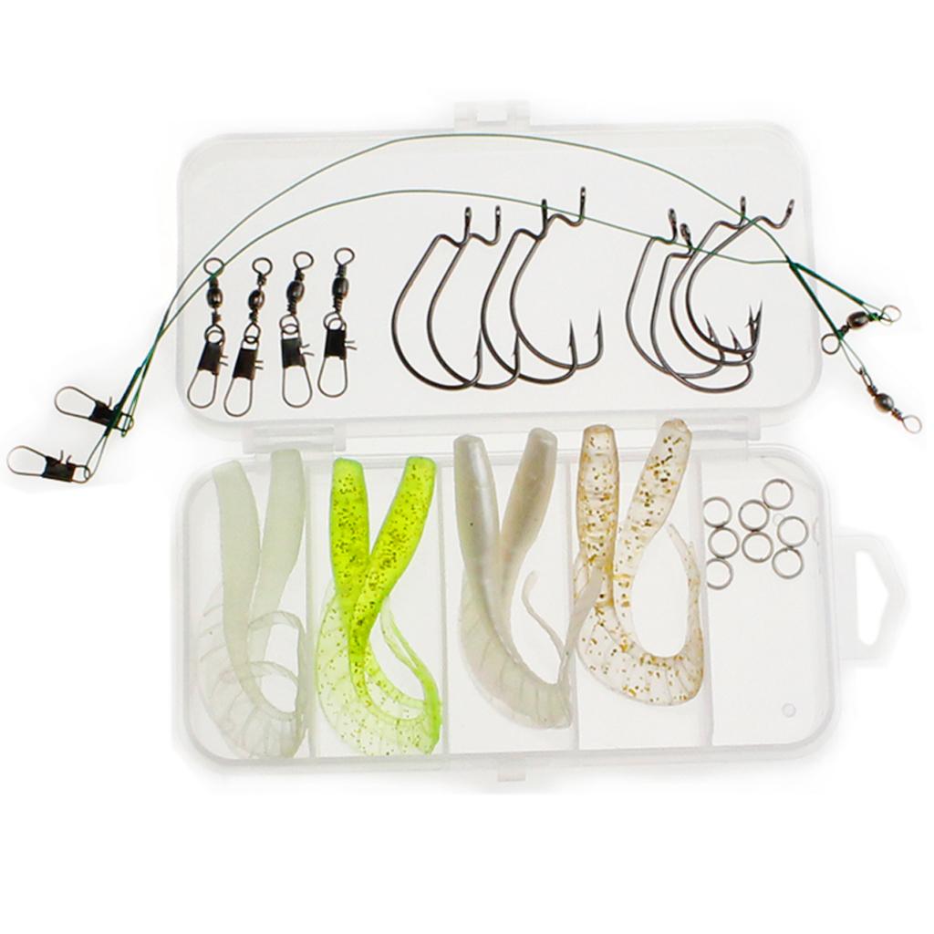 5.3cm Worm Shape Fishing Baits Soft Bait Small Lures Fishing Gears
