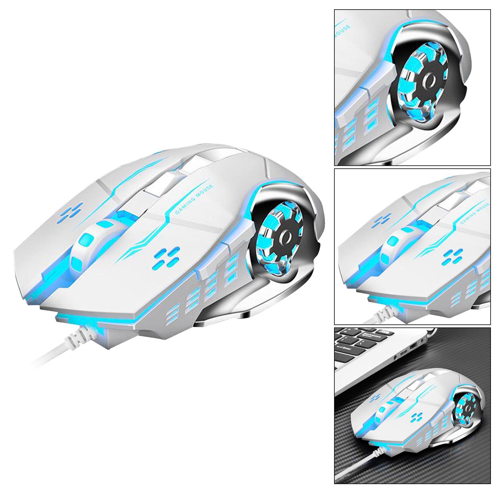 Gaming mouse wired mouse wired gaming mouse white