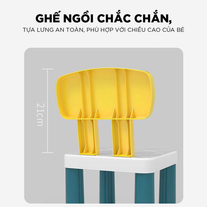 Đồ Chơi PEEK A BOO Bàn Học Kèm Ghế Cho Bé Size Lớn H304-A