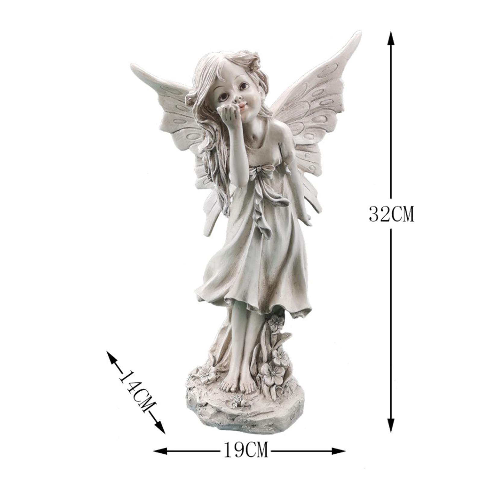 Garden Fairy Statue Figurine  Resin Ornament