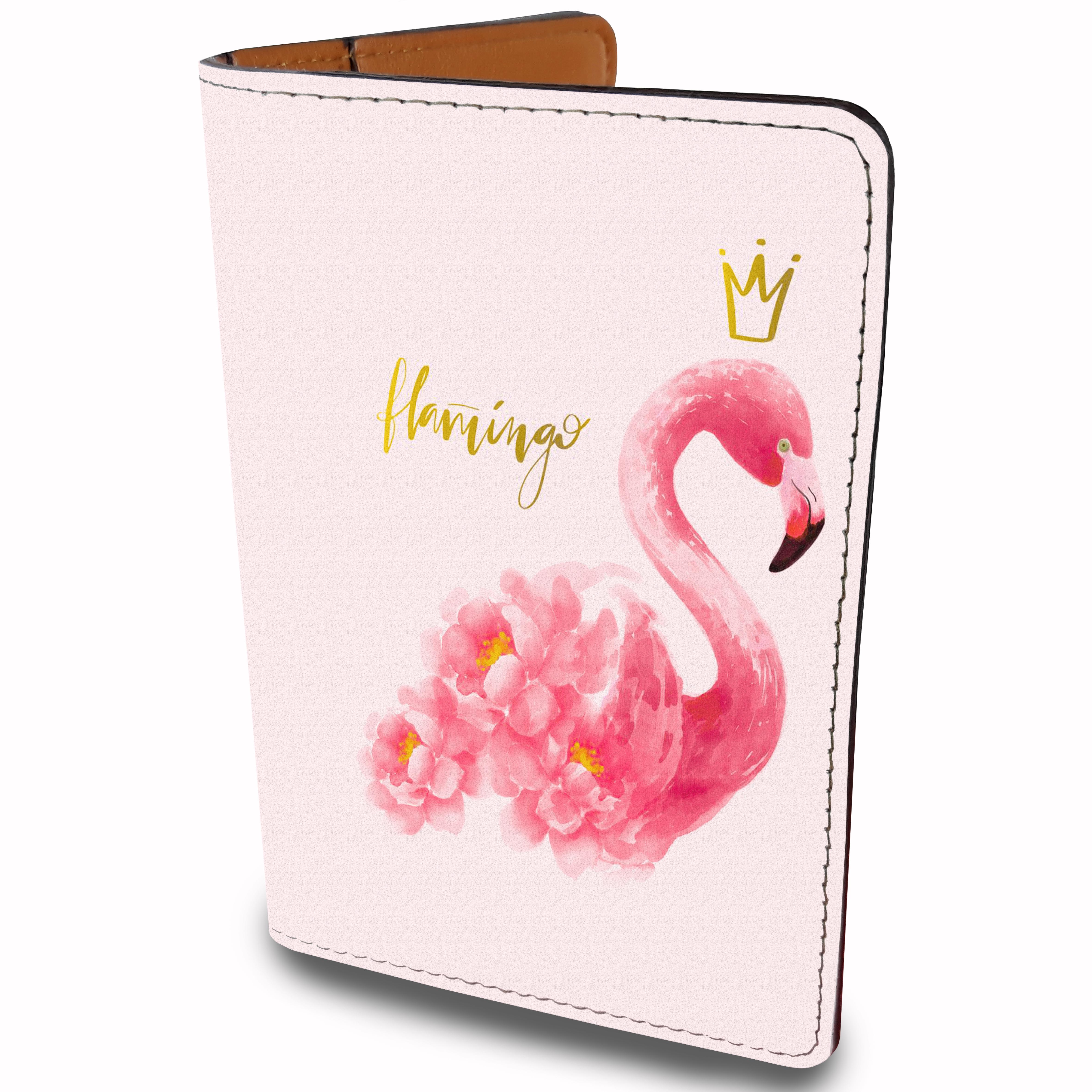 Bao Da Hộ Chiếu HẠC HỒNG Dễ Thương - Passport Cover Holder FLAMINGO - Ví Đựng Passport Du Lịch STormbreaker - Thời Trang - Tiện Lợi - Cá Tính - LT022