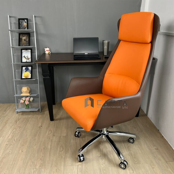 Ghế lãnh đạo lưng cao Ghế làm việc dành cho giám đốc nhập khẩu sang trọng CM4429-P Director Office Chair