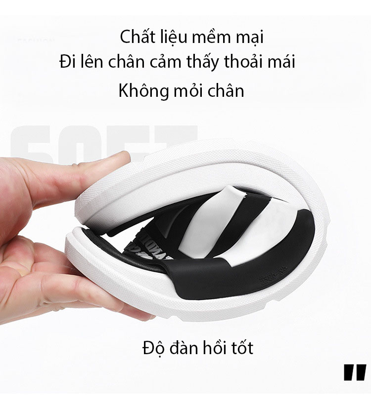 Dép nam nữ thời trang cao cấp phiên bản Hàn Quốc mã 023