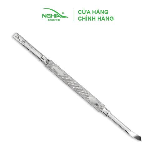 Cây Sủi Da Inox Cao Cấp KỀM NGHĨA S512 Đẩy Tế Bào Chết Lấy Khóe Làm Sạch Móng Tay Chân