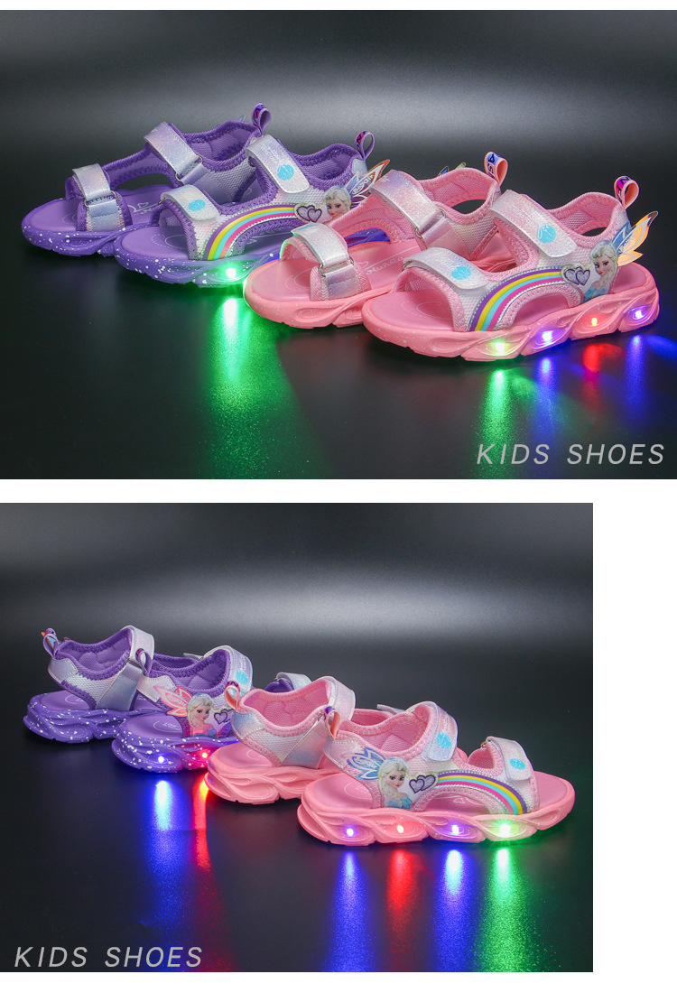 Giày Sandal quai hậu có đèn cho bé, giày thể thao siêu nhẹ, êm nhẹ chống trơn  – GSD9149