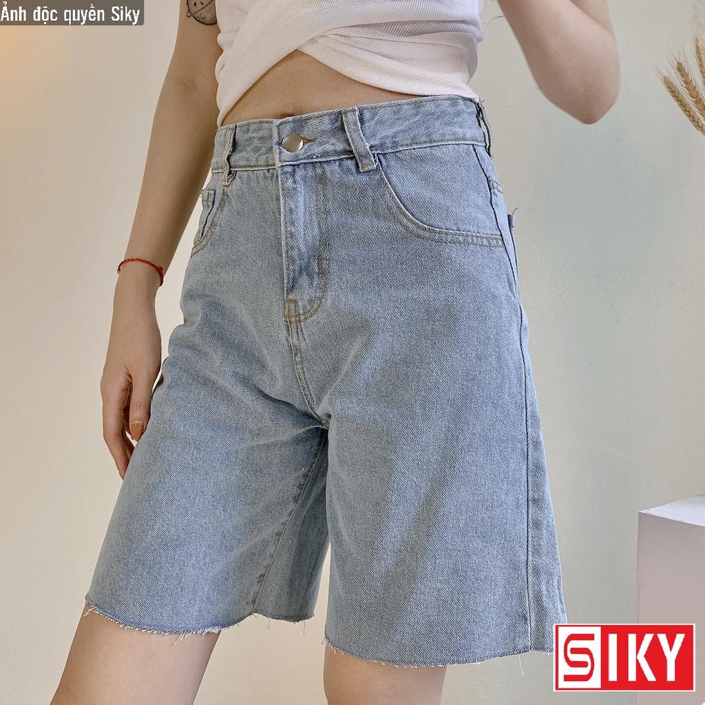 Quần short jean gấu rách SIKY - SJ03