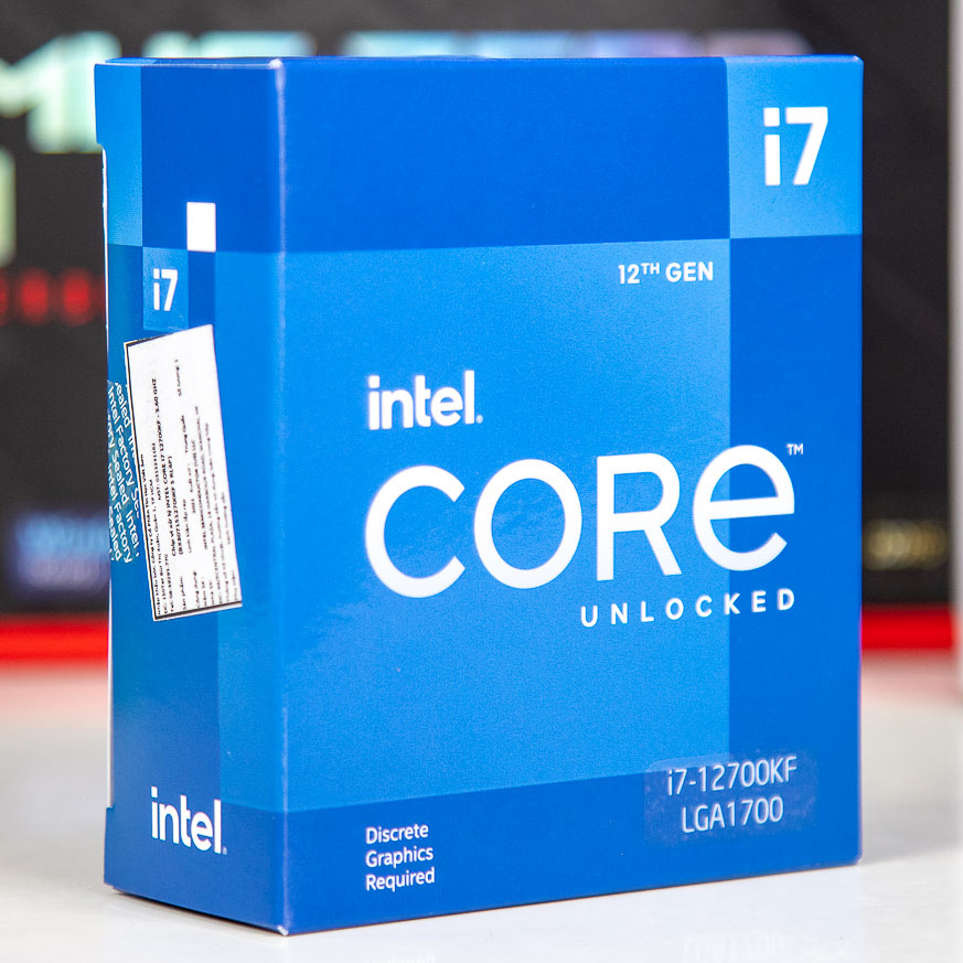 CPU Intel Core i7-12700KF (3.8GHz turbo up to 5.0Ghz, 12 nhân 20 luồng, 25MB Cache, 125W) - Socket Intel LGA 1700/Alder Lake) - Hàng Chính Hãng