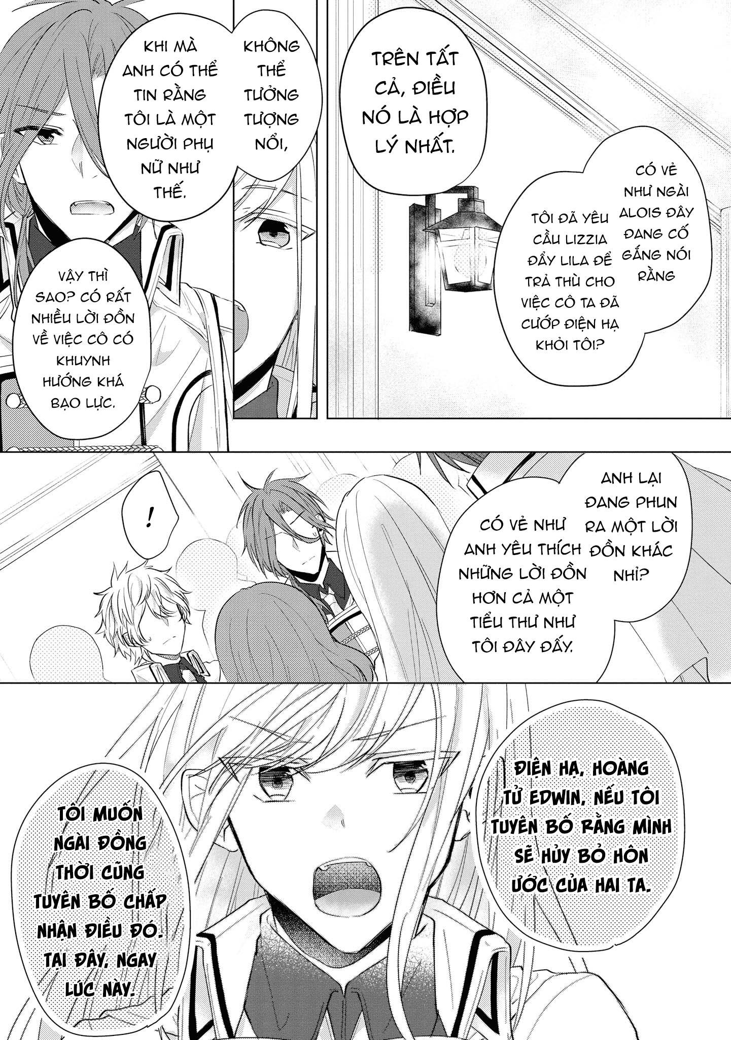 vị hôn phu là kẻ phản diện nên tôi hơi rén chapter 7 19