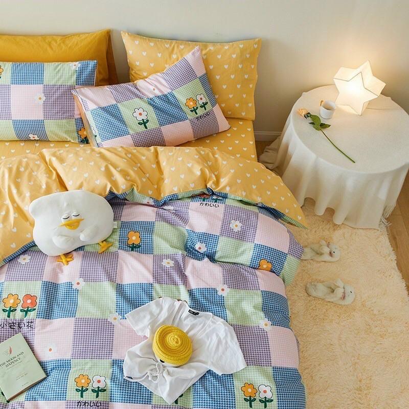 Set Cotton Living Hàng Nhập Khẩu Cao Cấp 4 Món Trong BST Hello Summer