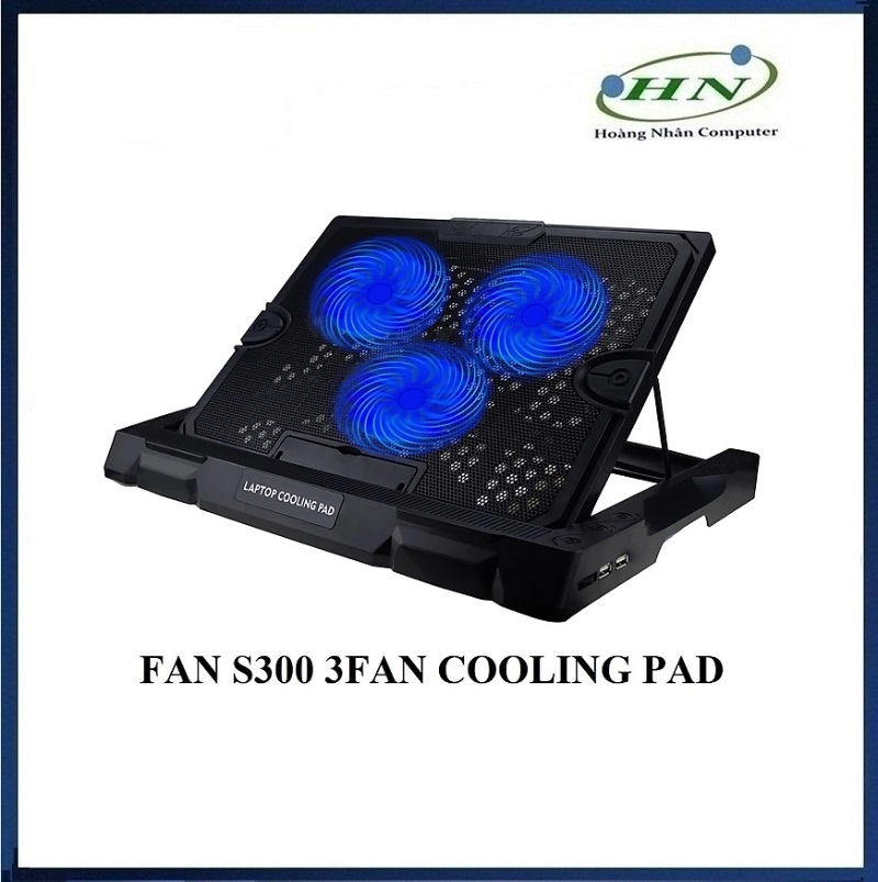 ĐẾ TẢN NHIỆT LAPTOP 3 FAN COOLING PAD S300 - HT