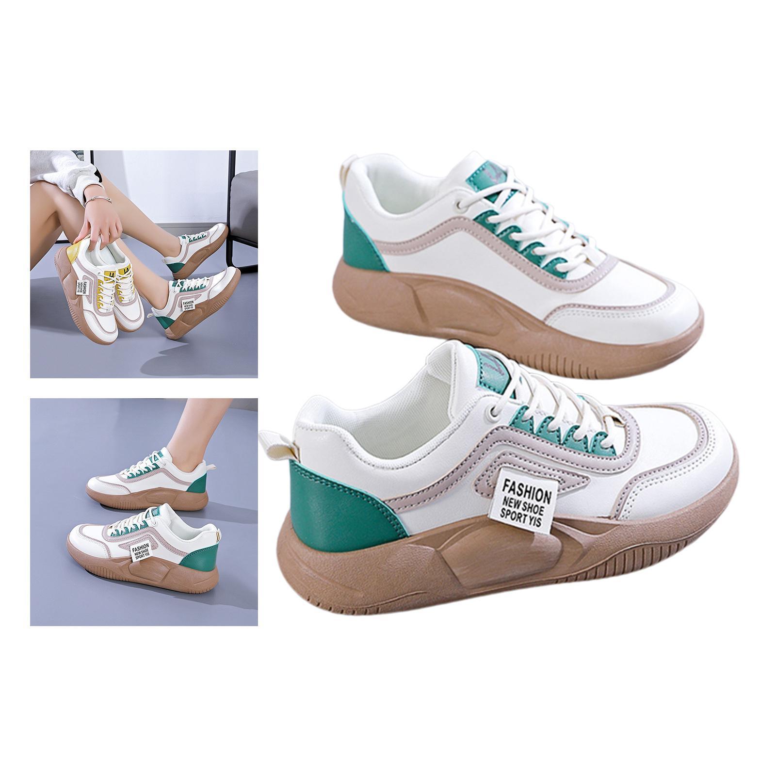 Thick Soled Women Casual Sneakers Nonslip Fashion Breathable Sports Shoes for Running