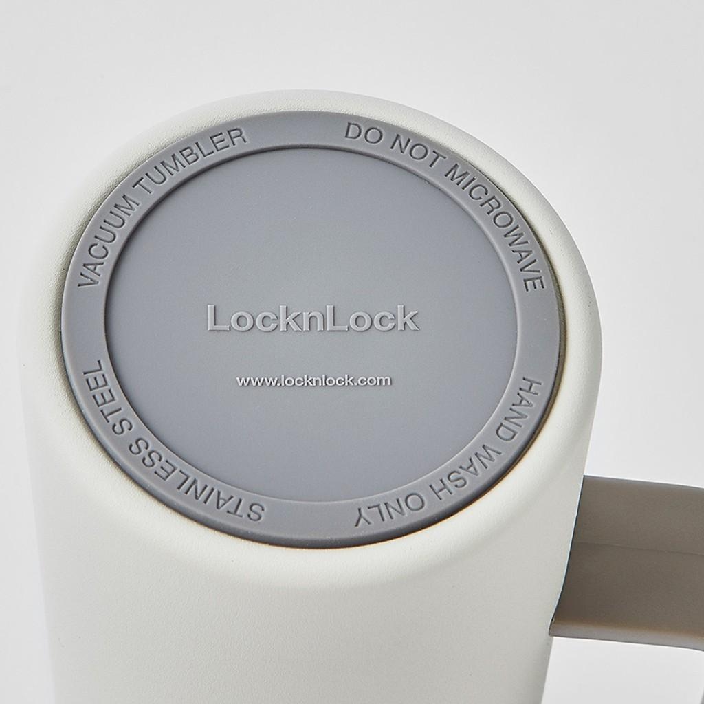 Ly giữ nhiệt Lock&Lock 473ml có tay cầm LHC4247 - Hàng chính hãng, miệng ly rộng, đế silicone chống ồn - Hapos