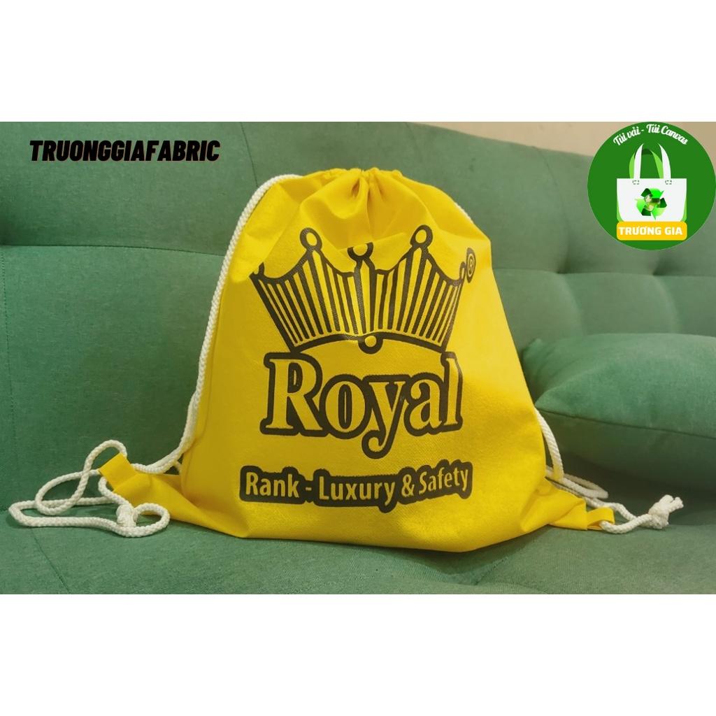 Túi Vải Không Dệt May Dây Rút dáng thể thao in hình vương hiện Trương Gia Túi Vải - Túi Canvas
