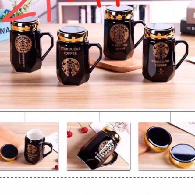 Cốc sứ giữ nhiệt starbucks cao cấp