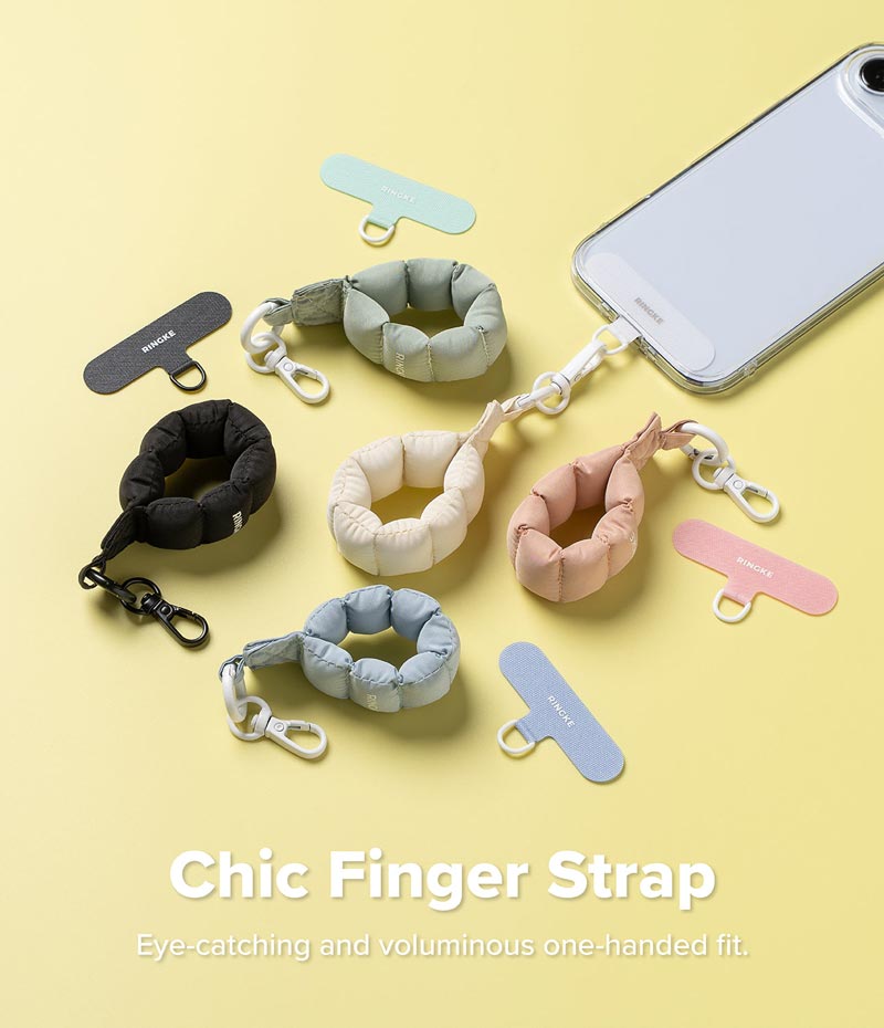 Dây đeo RINGKE Holder Link Puffer Finger Strap - Hàng Chính Hãng