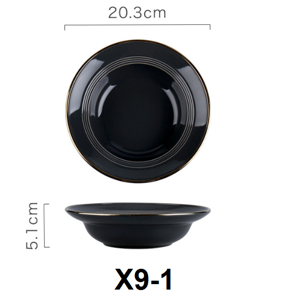 Set mix 2 màu đen ghi 32 chi tiết cho 8 người