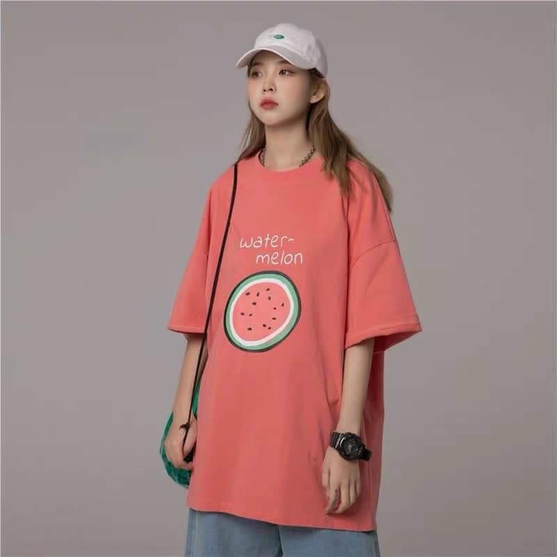 Áo Thun Tay Lỡ Unisex Freesize từ 40-70kg
