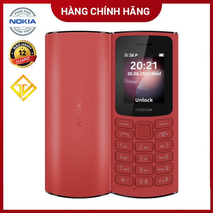 Điện thoại Nokia 105 4G - Hàng chính hãng