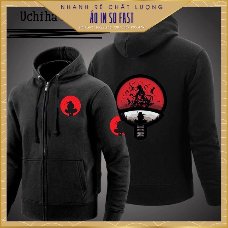 Áo khoác nỉ chất siêu đẹp Uchiha Itachi