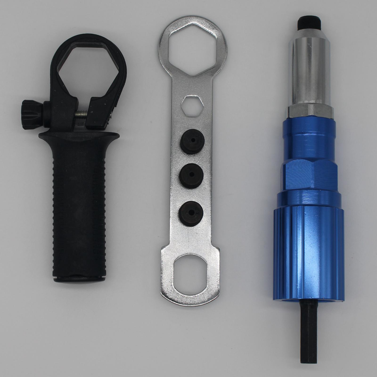 Electric Rivet Insert Nut Adaptor Drill-Adapter Cordless Riveting Kit