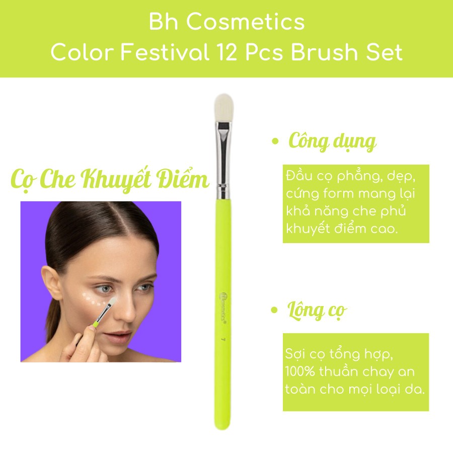 Cọ Che Khuyết Điểm BH Cosmetics Color Festival 07