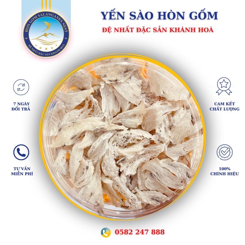 Chân Yến Sào Khánh Hoà Thô Cao Cấp - Hộp 50/100 gram - Yến Sào Hòn Gốm Chính Hiệu Khánh Hoà -  H G  SALANGANES NEST