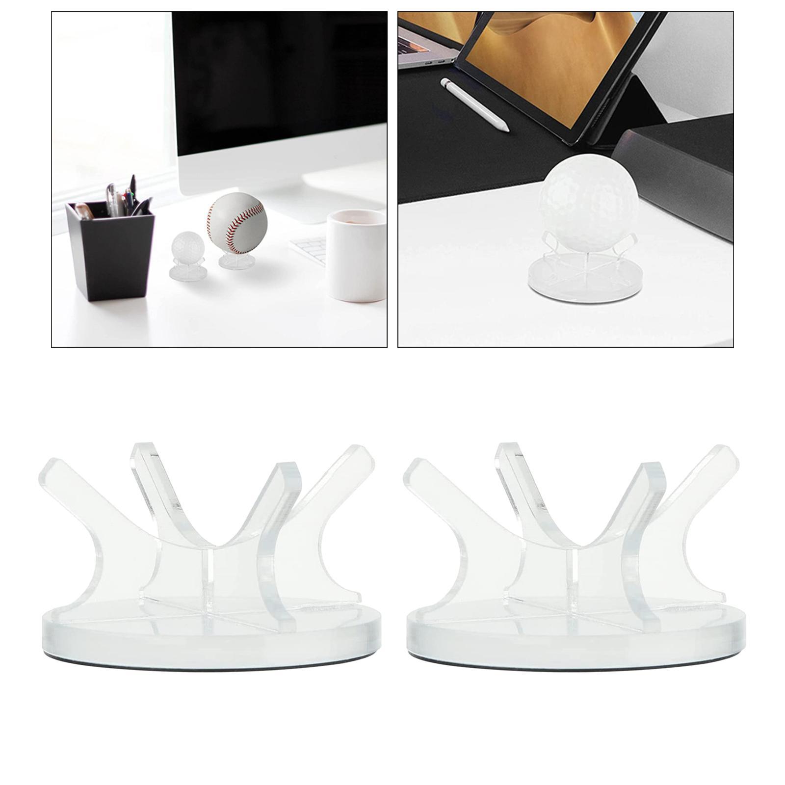 Acrylic Ball Stand Holder Golf Display Rack Storage Organizer Decor