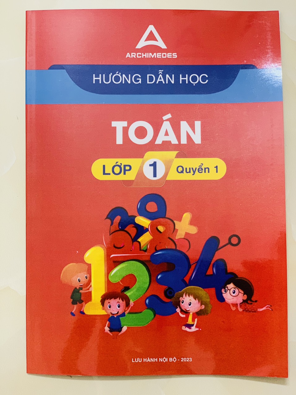 Sách - Combo 4 cuốn Hướng dẫn học toán lớp 1 trường Archimedes school - Mới 2023