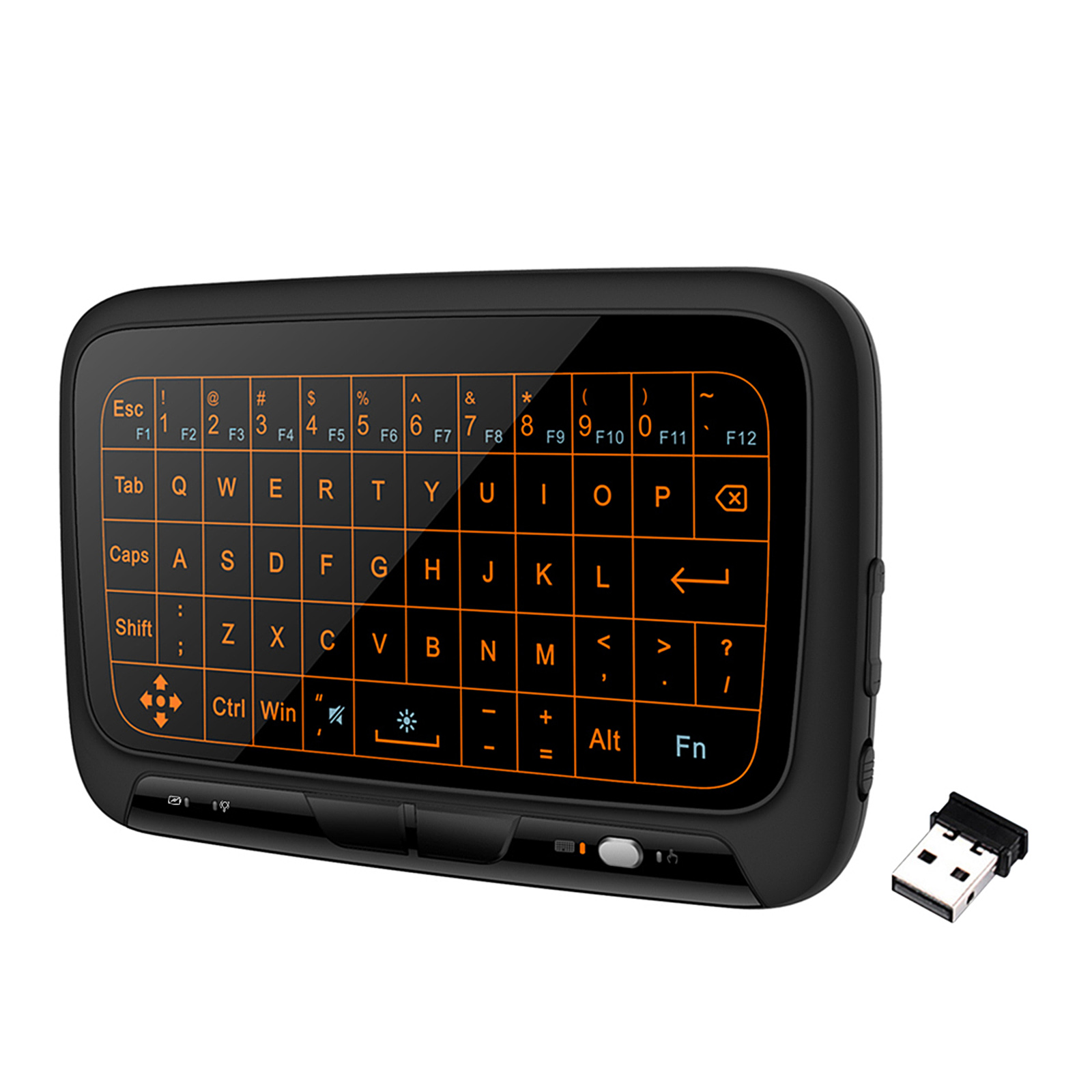 Bàn Phím Không Dây H18 + 2.4GHz Có Đèn Nền Với Điều Khiển Từ Xa Touch Pad Lớn Cho Smart TV AnDroid