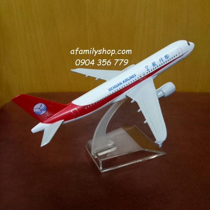 Mô hình máy bay tĩnh Shichuan Airlines 16cm