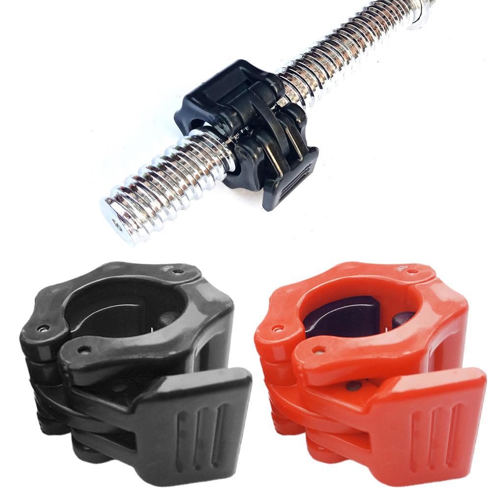 3 Pcs Durable Dumbbell Clamp Collars Barbell Lock Gym Weightlifting Bar Clip