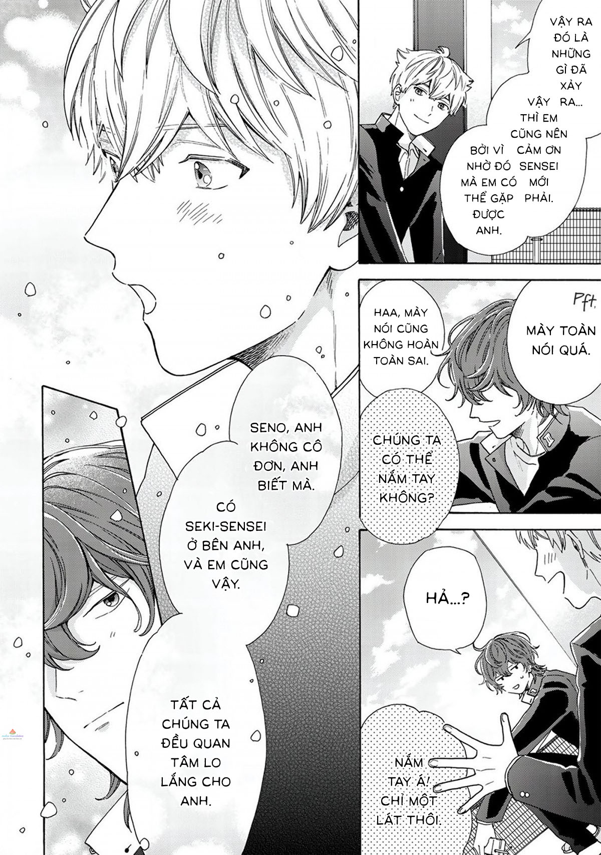 ngôi sao hạng nhất được vẽ bằng nụ hôn chapter 4 15