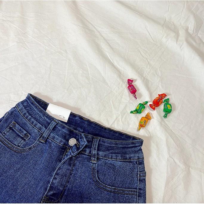 Quần Short Jean Nữ Xanh Lưng Cao Nâng Mông Siêu Chất Hàng Cao Cấp Quần Short Bò Nữ ẢNH THẬT100