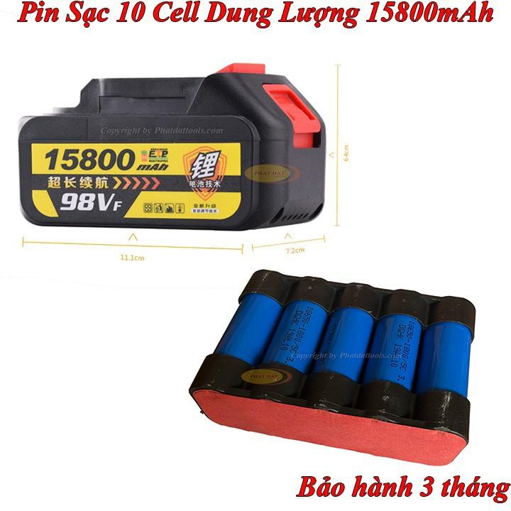 Pin cho máy bắt ốc pin máy mài pin 10 cell