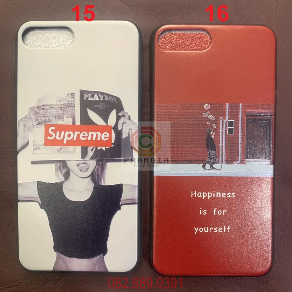 Ốp lưng cho iphone 7Plus in hình đẹp, viền dẻo đen silicon
