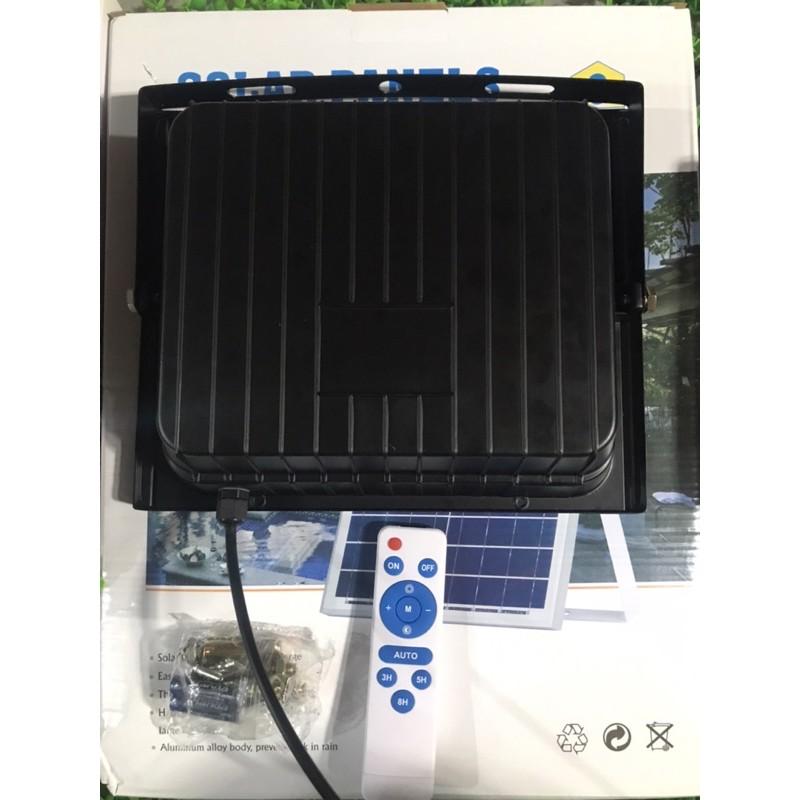 Đèn pha led năng lượng mặt trời 300w 200w 100w 60w báo dung lượng pin pha nhôm chống nước IP67 có giấy bảo hành 2 năm
