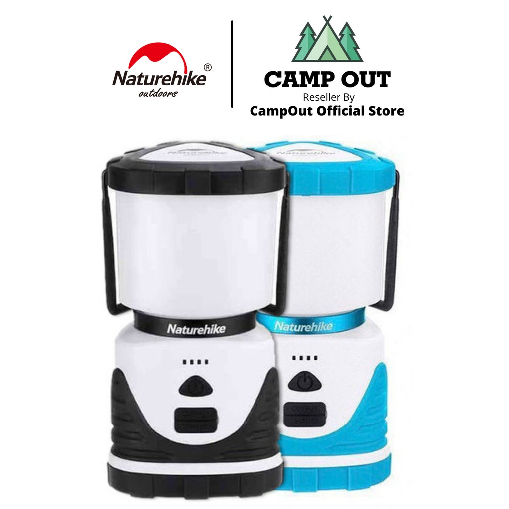 Đồ cắm trại Đèn kiêm sạc dự phòng Naturehike NH19Y002-B 6600 mAh gọn nhẹ tay cầm tiện lợi du lịch dã ngoại A023