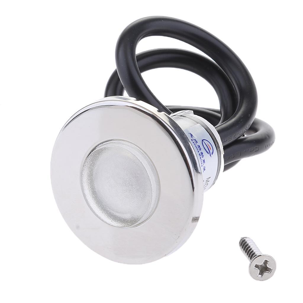 Amber LED 12V Marine Boat Courtesy Light RV Yacht Deck Outdoor