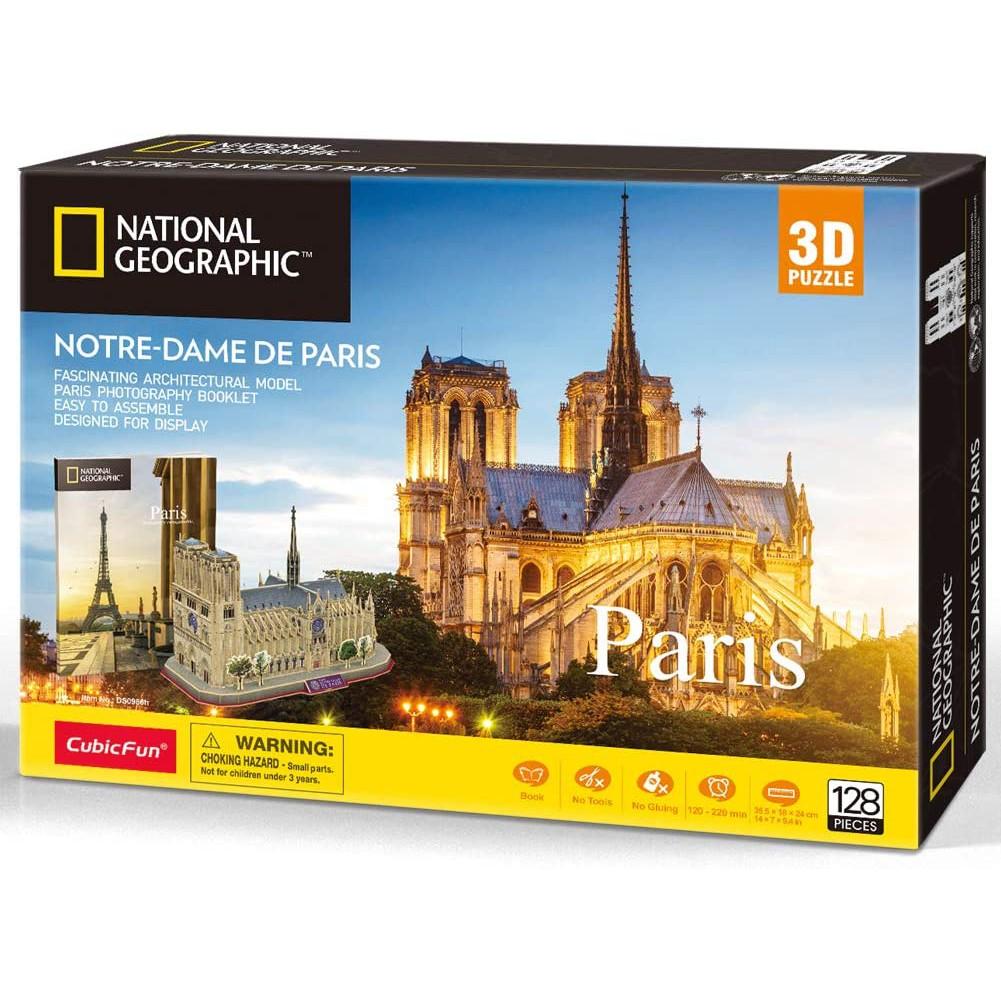 Mô hình giấy 3D - Nhà thờ Đức Bà dòng National Geographic DS0986h