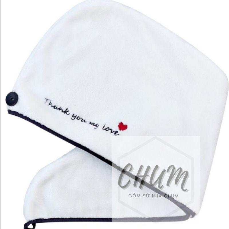 Mũ chùm đầu, ủ tóc dày dặn