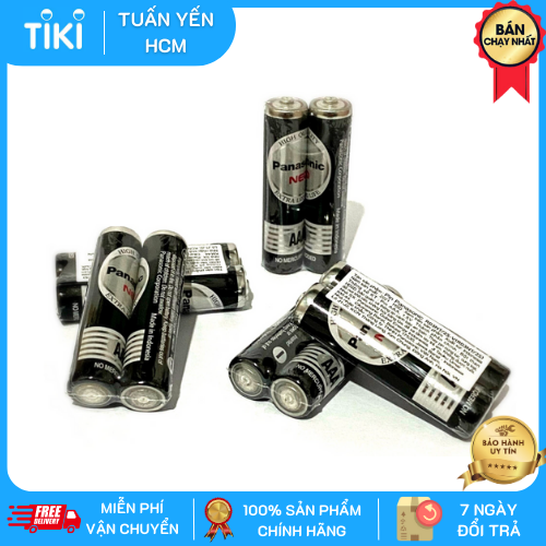 Bộ gồm 10 vỉ pin đũa đen AAA NEO Panasonic R03NT/4S